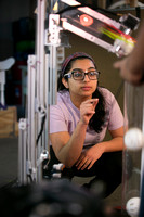 West Windsor Plainsboro Girl Scouts team works out their robot