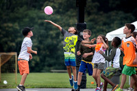 Summer Camp at Hamilton YMCA Sawmill location includes human foosball game
