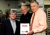 Co-authors of the book, "Mission Possible, " a book about how to open and run a soup kitchen, Nov. 3, 2011