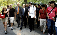 Federal Reserve Board Chairman Ben Bernanke visits Princeton in October 2010