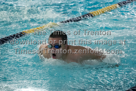High School boys swimming- Trenton at Nottingham 2015-12-15