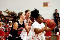 High School girls basketball Allentown at Lawrence 12/18/2015
