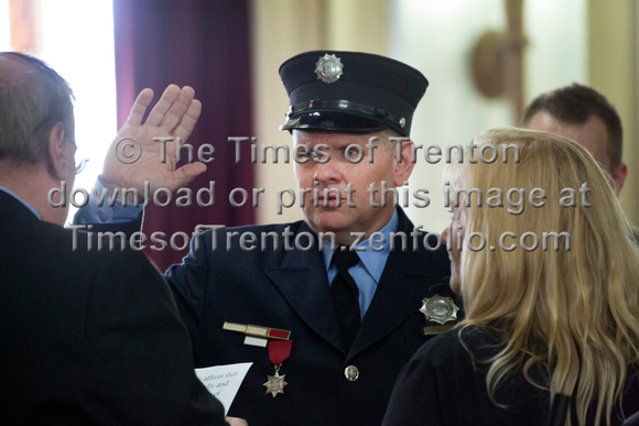Trenton Fire Department promotes 9