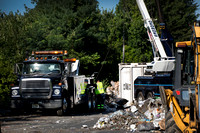 Truck dumps trash, closes I-95 ramp