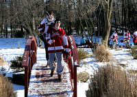 Lawrenceville School hockey team takes to frozen pond on campus for practice