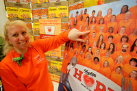 Hamilton ShopRite employees put on Cheerios Box after food bank donations 3/17/2015