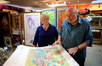 Retirees Marvin and Irene Gordon run Jada's art gallery in Robbinsville 9/29/2014