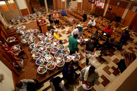 Thanksgiving basket giveaway for homeless - Jerusalem Missionary Baptist Church 11/24/2014