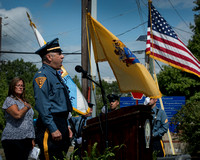 Memorial street sign unveiled in Hamilton for fallen State Troop