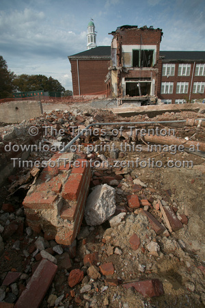 On-site tour of TCHS demolition site 2015-10-22