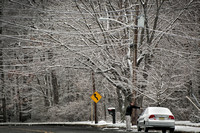 Snow falls through morning commute in N.J.