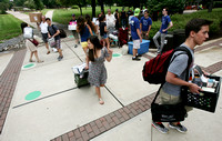 Move in day at TCNJ in Ewing