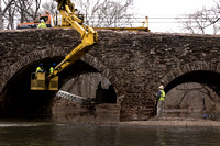 Repairs underway on Stony Brook Bridge