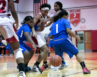 High School girls basketball Trenton Catholic at Rancocas Valley