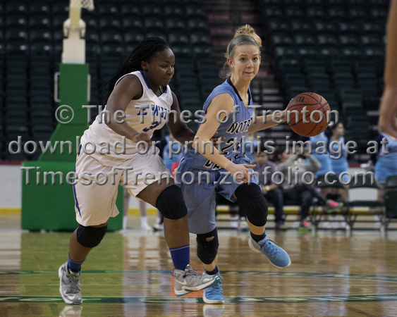 HS basketball 2016 Mercer County Tournament girls finals - Ewing