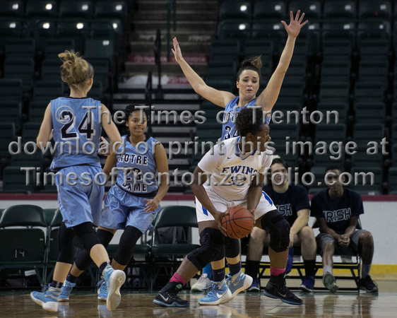 HS basketball 2016 Mercer County Tournament girls finals - Ewing