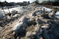 State plowed snow dumped into "Mt. Allen" in Trenton