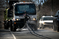 Pothole killing machine in action on Rt. 206 in Lawrence