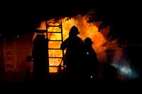 Trenton firefighters battle 3-alarm blaze