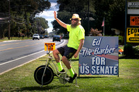 "Ed the Barber" runs for senate in Hamilton