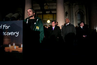 Take a Stand For Addiction Candlelight Vigil on State House step