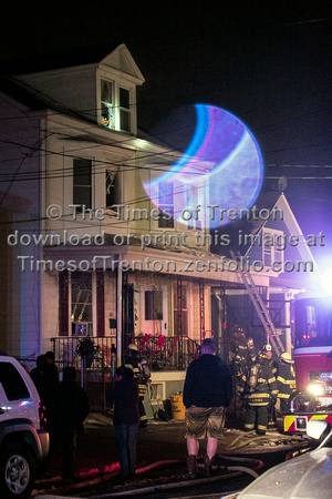 House fire in south Trenton