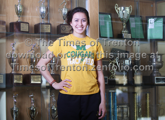 The Times of Trenton Indoor Track Girls Athlete of the Year: Montgomery's Abrianna Barrett
