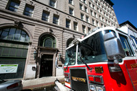 Fire department handles call at Broad Street Bank Apartments