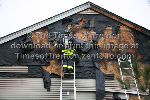 Home burns in Locust Hill development in Hamilton