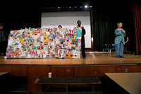Artist collaborates with Trenton students to create compelling q