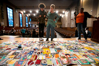 Artist collaborates with Trenton students to create compelling q