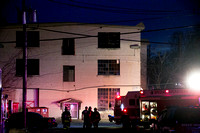 Fire at  Hightstown's vacant rug mill