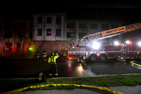 Fire at  Hightstown's vacant rug mill