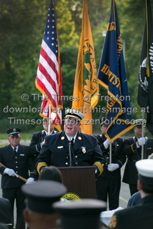 Mercer County Dempster Fire Academy dedication ceremony