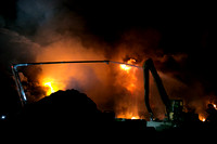 Massive fire rips through Morrisville, Pa. junkyard