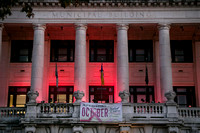 Trenton City Hall is in the Pink for National Breast Cancer Awareness Month