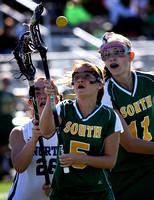 Girls Lacrosse: West Windsor Plainsboro South at West Windsor Plainsboro North 4/4/2012