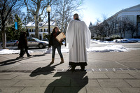 Ashes to go from Trinity Church in Princeton