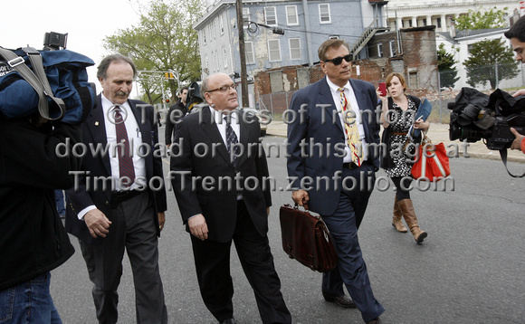Hamilton Mayor John Bencivengo leaves federal courthouse after hearing