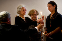 The Susice Holocaust Torahs reunited at The Jewish Center, Princeton